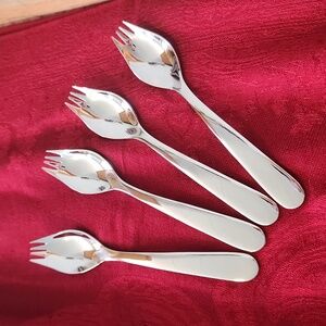 Stainless steel sporks!